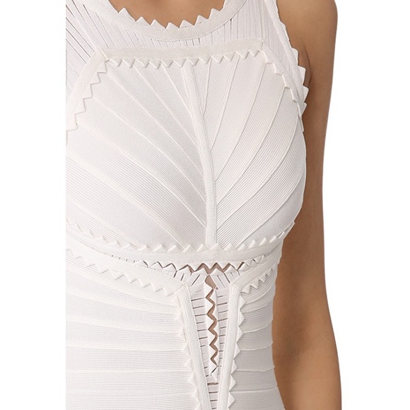 Herve Leger White Bandage Dress NWT - Picture 8 of 9